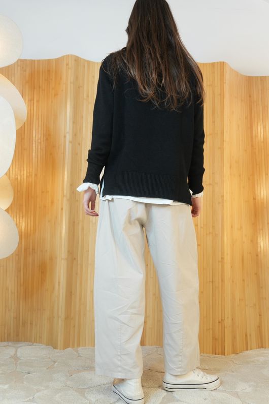 Purdy Cable Luxury Knit Black /9=